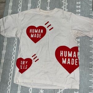 Human Made T-Shirt with Red Heart Graphics